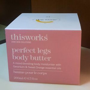 This Works perfect legs body butter